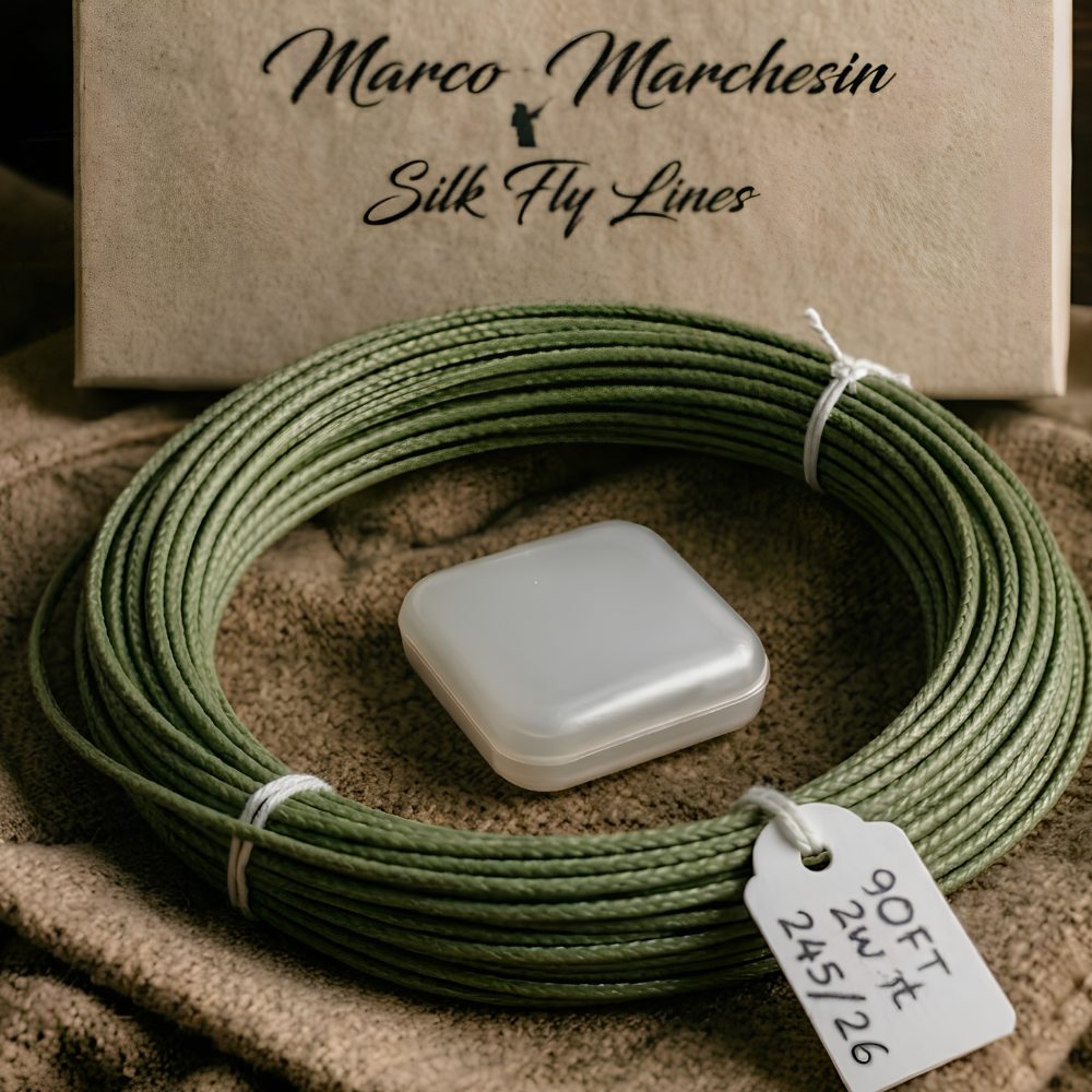 Marco Marchesin Silk Fly Lines - Moss Green